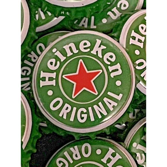 Other 10 Heineken Beer Caps Gently Removed Not Twist Off Art Crafts